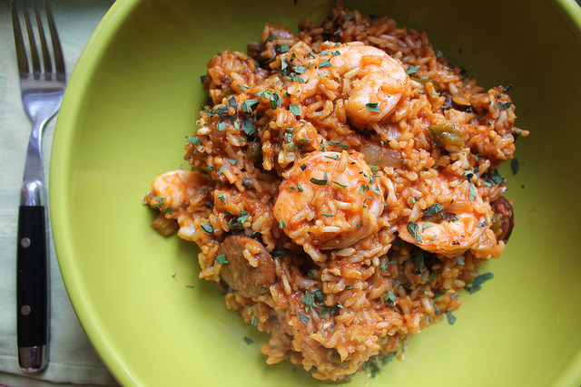 Shrimp and Andouille Sausage Jambalaya