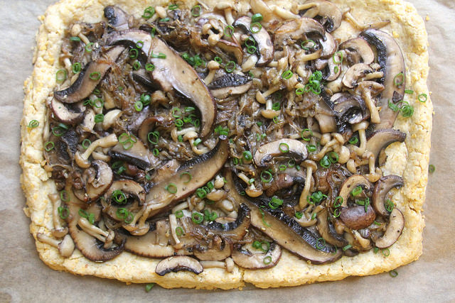 Savory Mushroom Tart (with a Cool Ranch Doritos Crust)