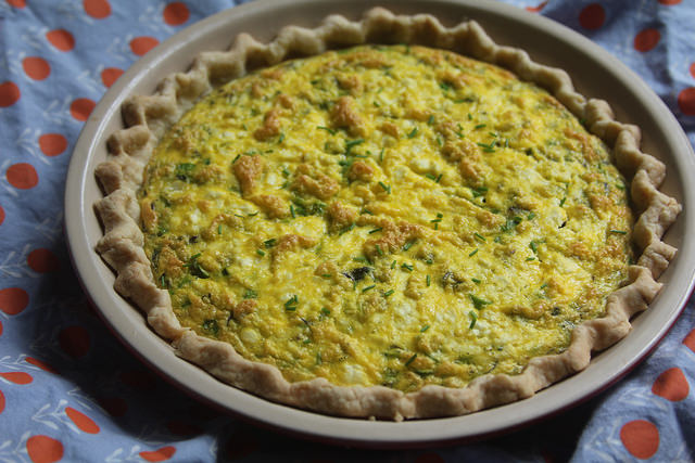 Asparagus and Feta Quiche