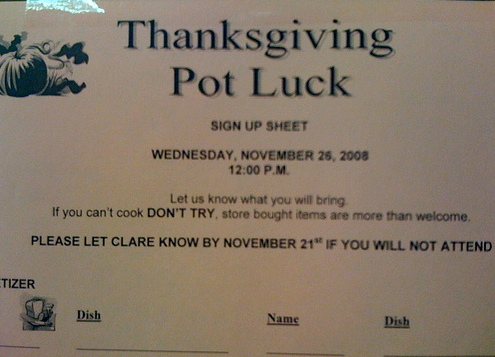 Scare Clare: The Potluck Photo Contest