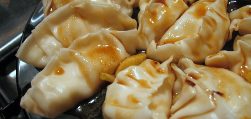 Apple Dumplings with Brown Sugar Rum Sauce