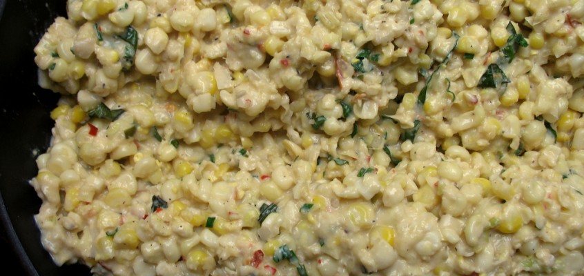 Savory Corn Pudding, part of my Local Grill-Off entry