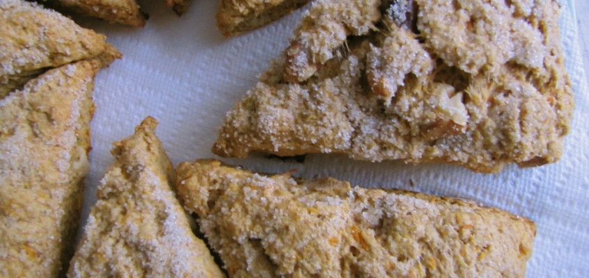 Carrot Walnut Scones