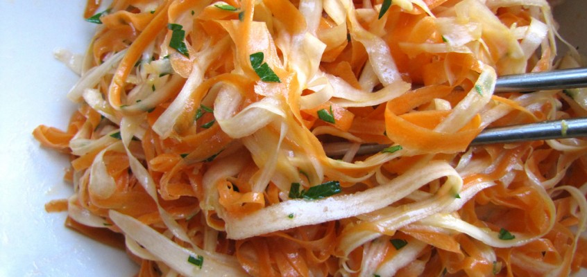 Raw Carrot & Parsnip Salad