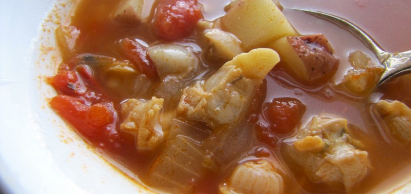 A Very Manhattan New England Clam Chowder