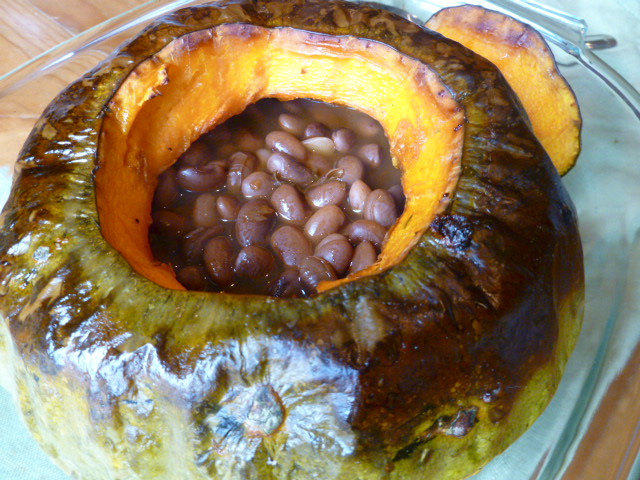 Chipotle Baked Beans In A Pumpkin