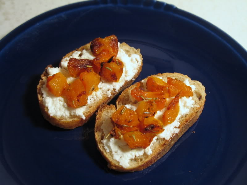 Winter Squash Bruschetta