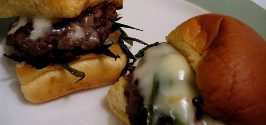 Honey-Glazed Scallion Sliders (and How Now to Cook Brown Cow)