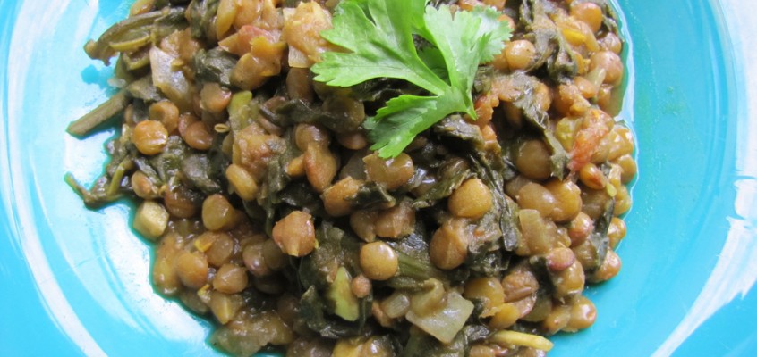 Palak Daal (Spinach and Lentil Curry)