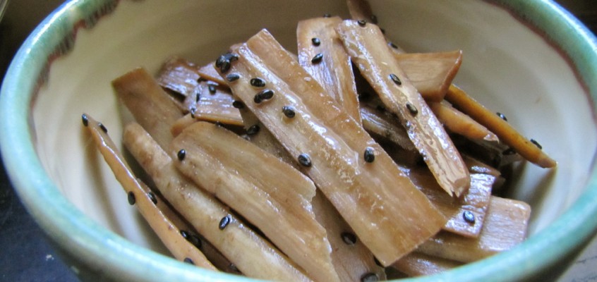 Soy-Simmered Burdock Root (Kinpira Gobo)