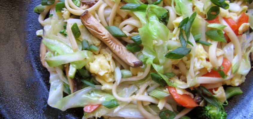 Stir-Fried Noodles with Winter Vegetables
