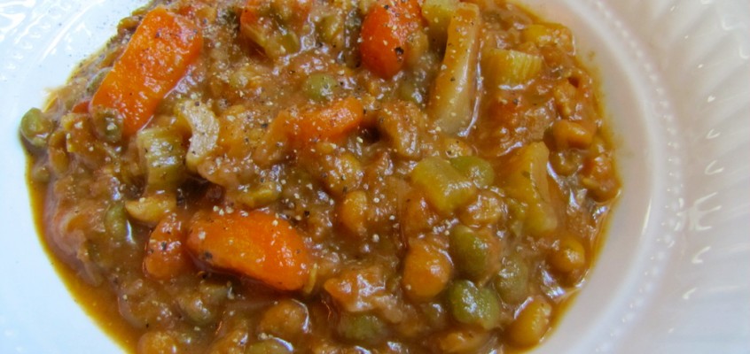 Mixed Split Pea & Vegetable Stew