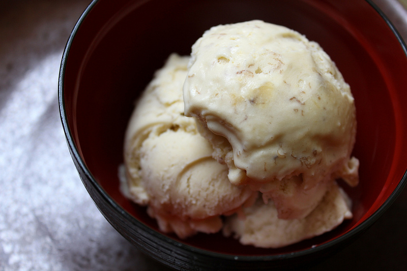 Salty Caramel Banana Ice Cream