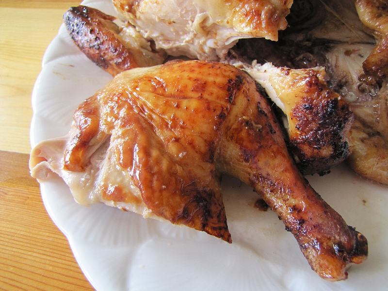 Red Miso Roast Chicken