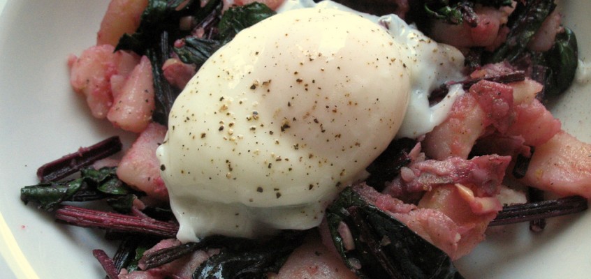 Curried Beet Greens Brunch Platter