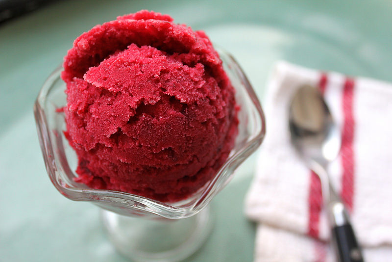 Sour Cherry Sorbet